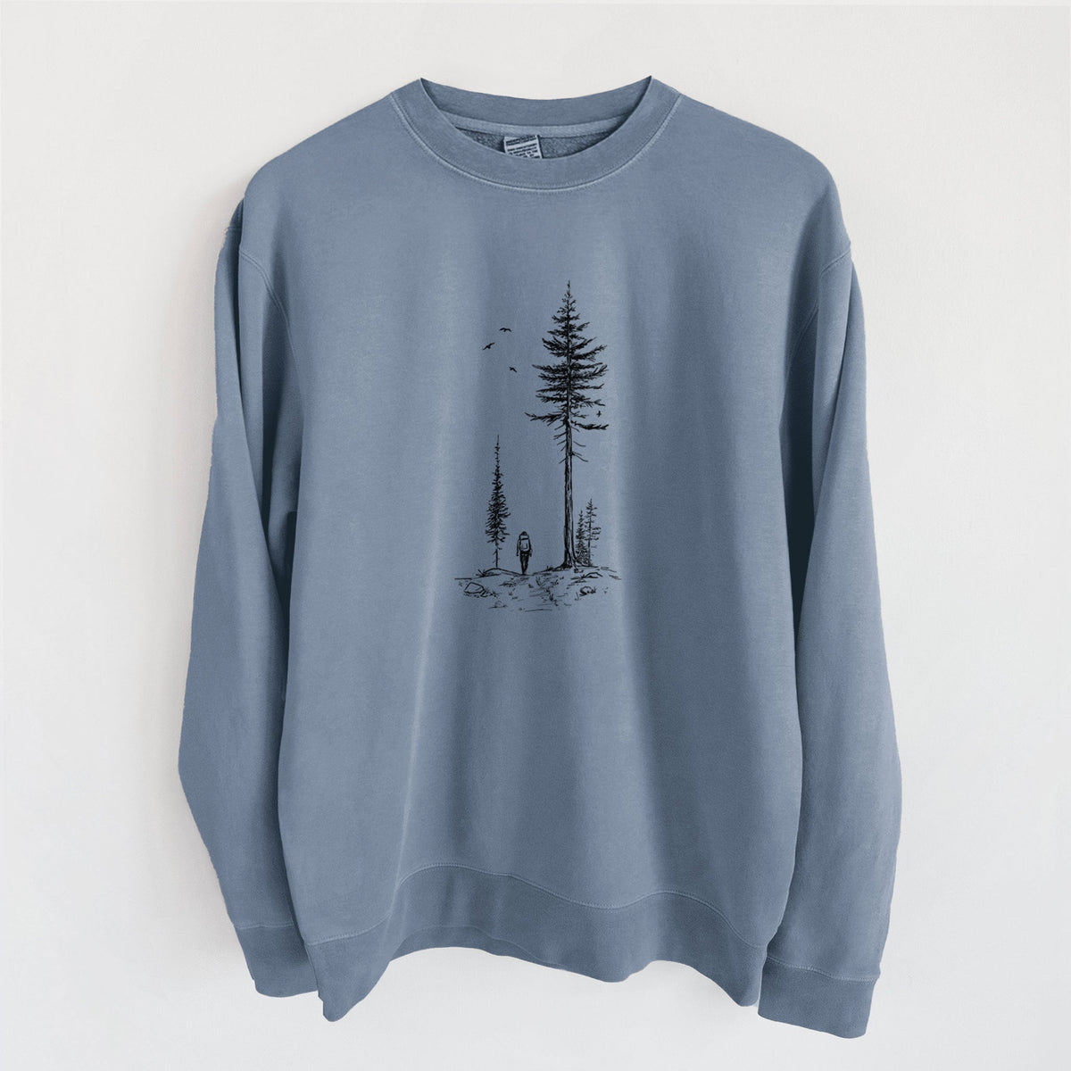 Forest Explorer - Unisex Pigment Dyed Crew Sweatshirt