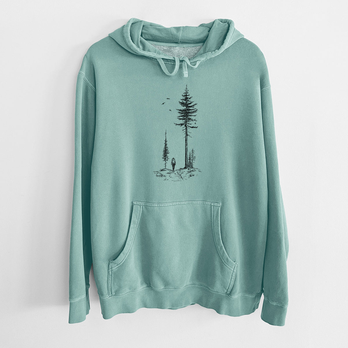 Forest Explorer - Unisex Pigment Dyed Hoodie