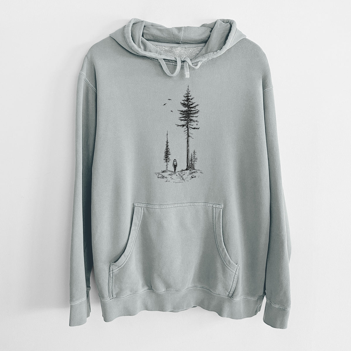 Forest Explorer - Unisex Pigment Dyed Hoodie