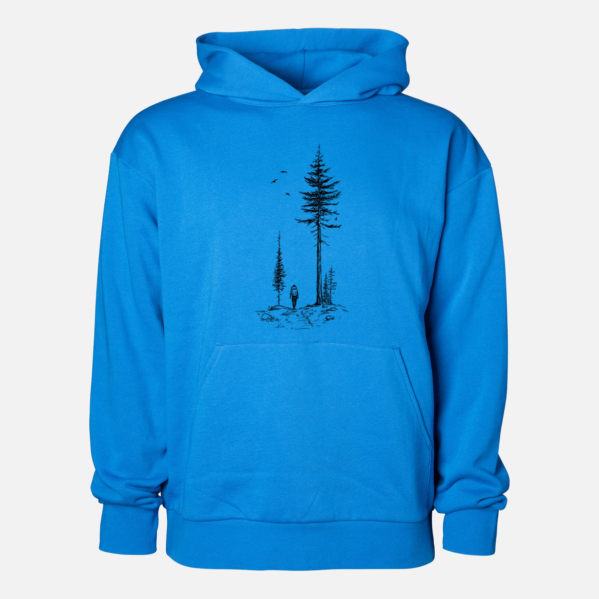Forest Explorer  - Statement Midweight Hoodie