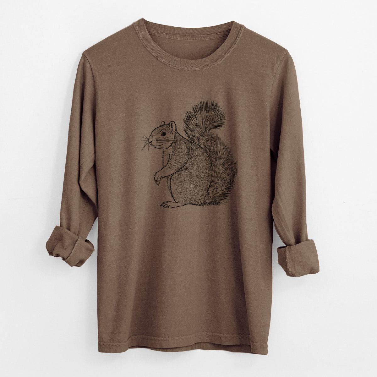 Eastern Fox Squirrel - Sciurus niger - Unisex Comfort Colors 100% Cotton Long Sleeve