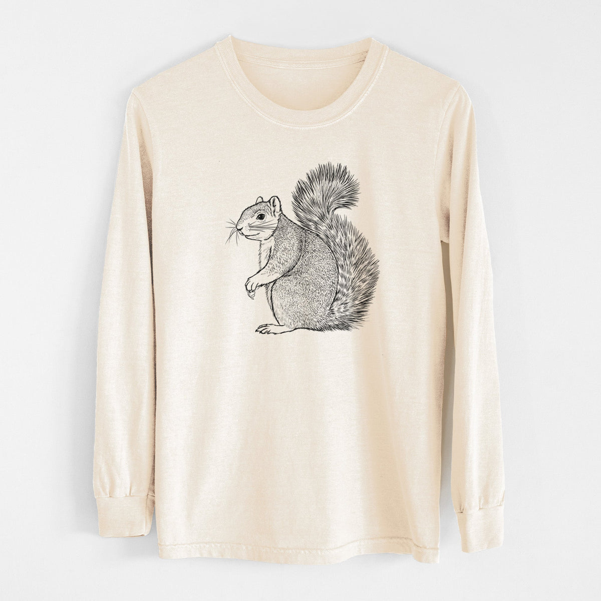 Eastern Fox Squirrel - Sciurus niger - Unisex Comfort Colors 100% Cotton Long Sleeve