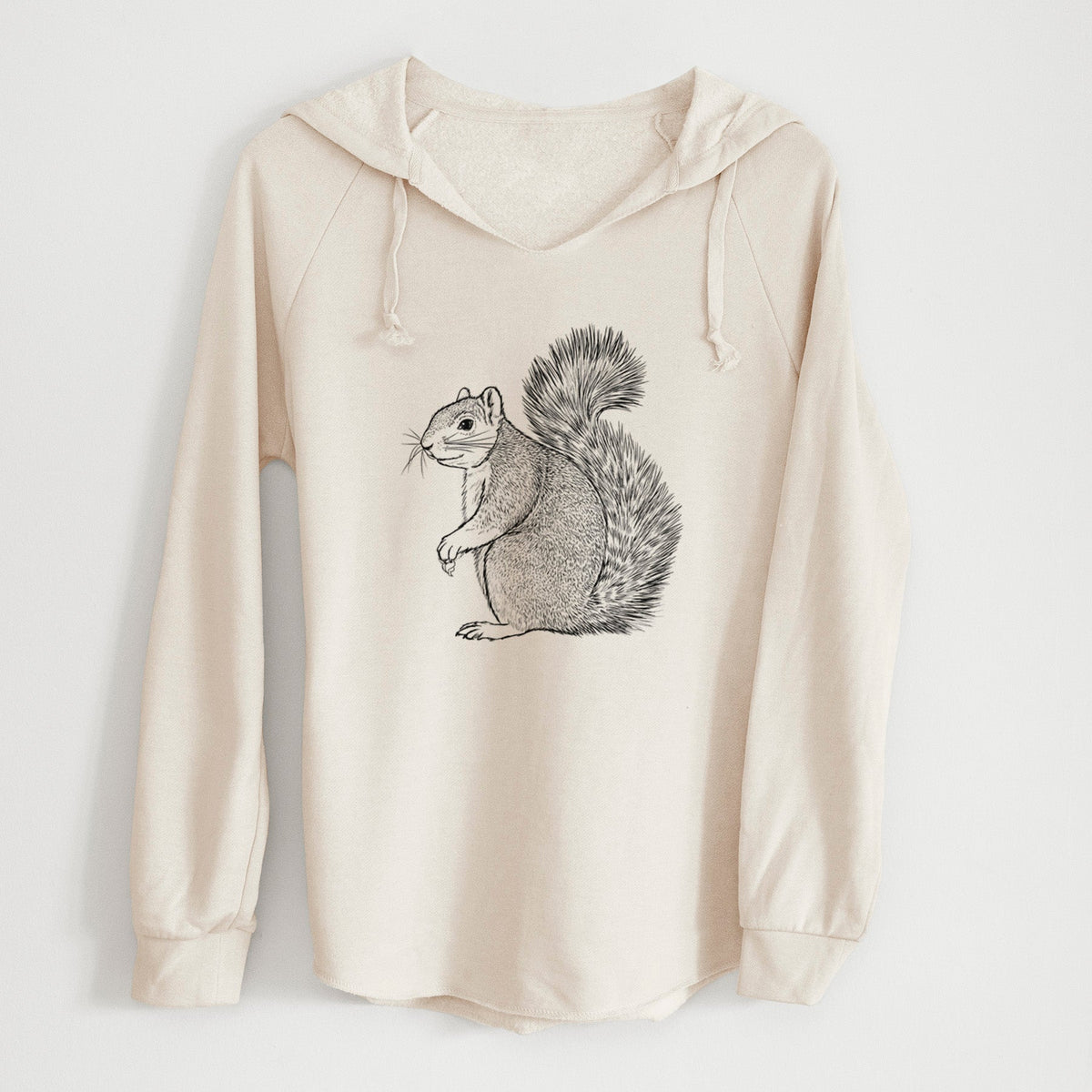 Eastern Fox Squirrel - Sciurus niger - Cali Wave Hooded Sweatshirt