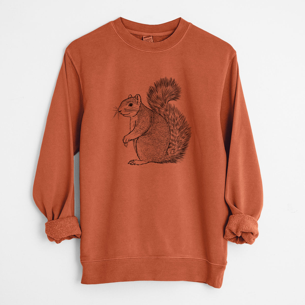 Eastern Fox Squirrel - Sciurus niger - Unisex Pigment Dyed Crew Sweatshirt
