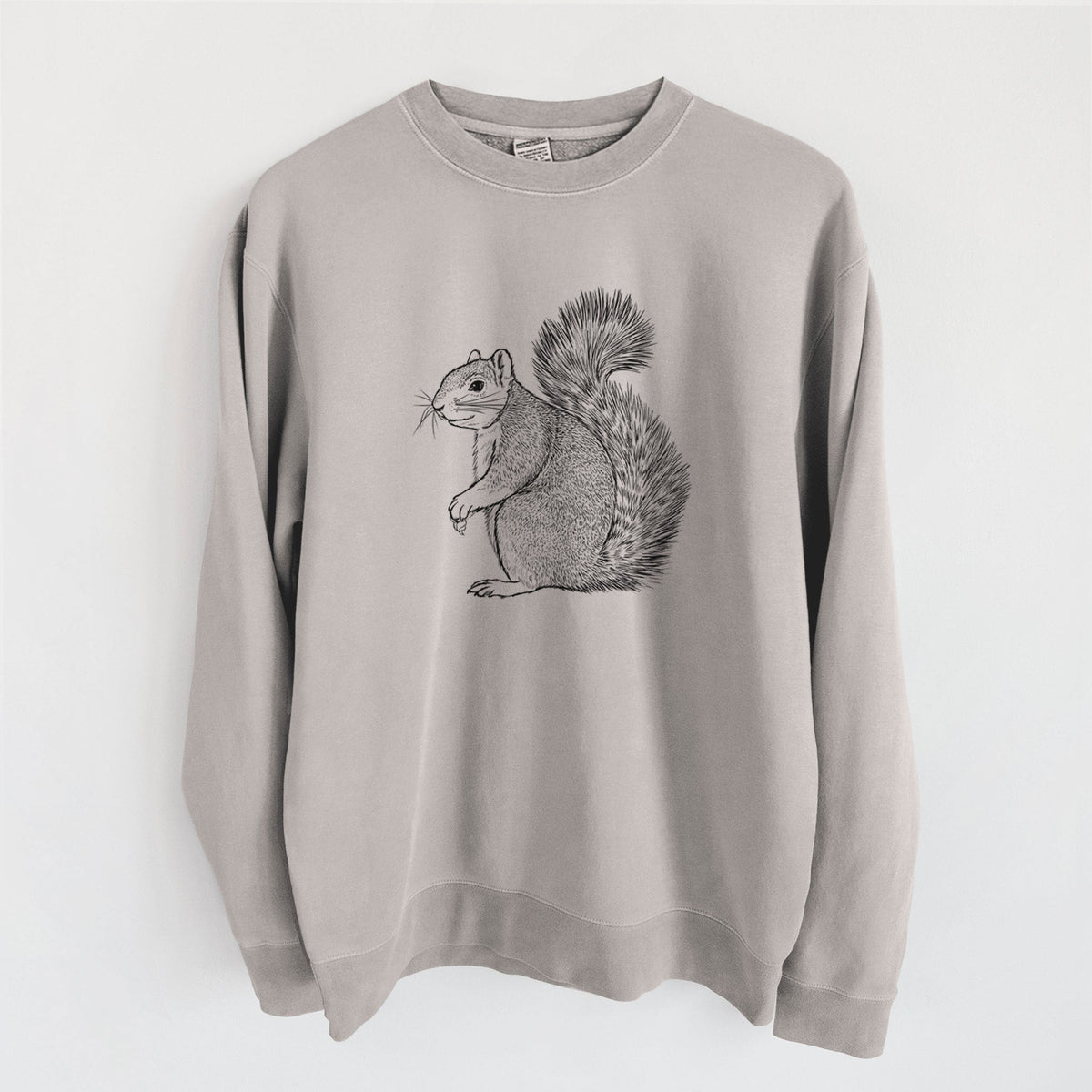 Eastern Fox Squirrel - Sciurus niger - Unisex Pigment Dyed Crew Sweatshirt