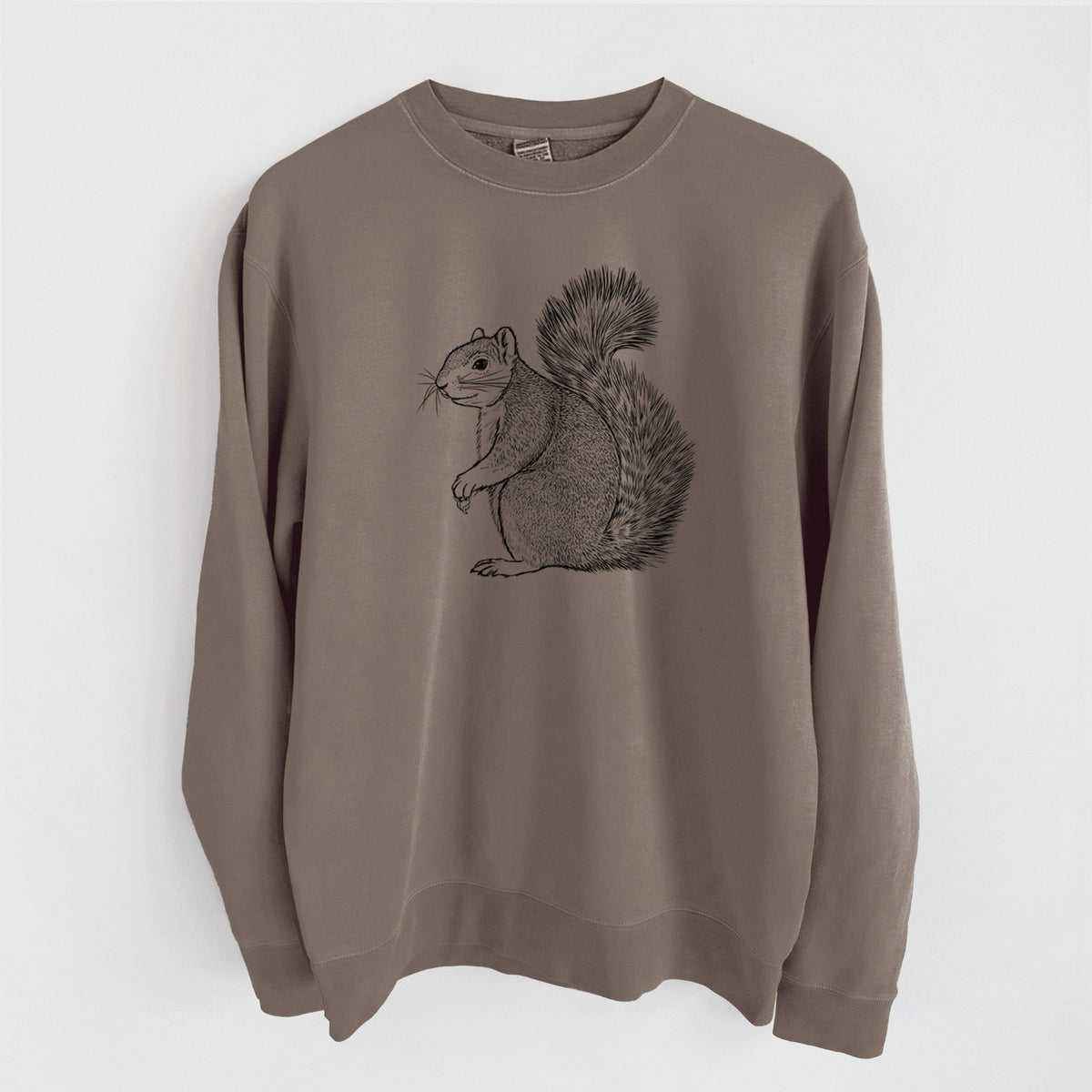 Eastern Fox Squirrel - Sciurus niger - Unisex Pigment Dyed Crew Sweatshirt