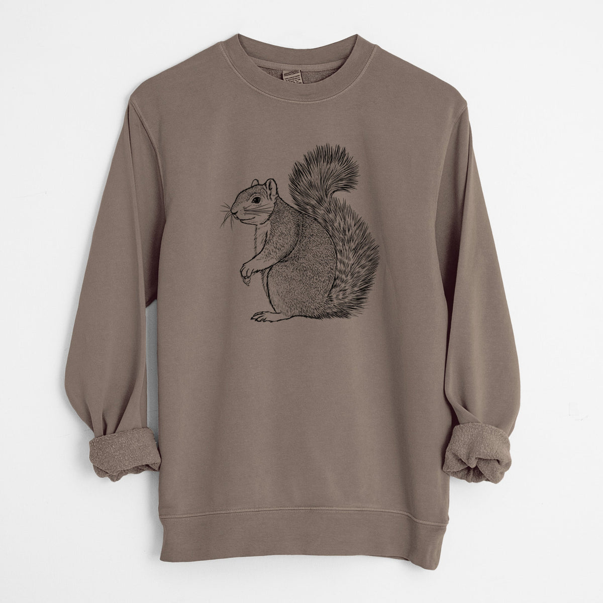 Eastern Fox Squirrel - Sciurus niger - Unisex Pigment Dyed Crew Sweatshirt