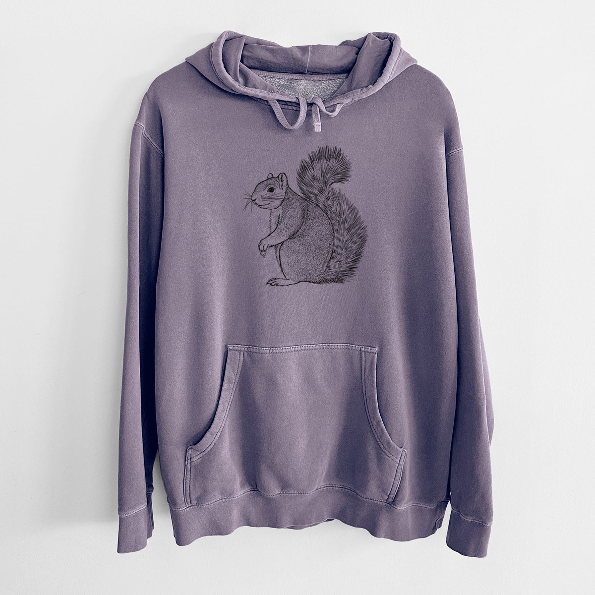 Eastern Fox Squirrel - Sciurus niger - Unisex Pigment Dyed Hoodie