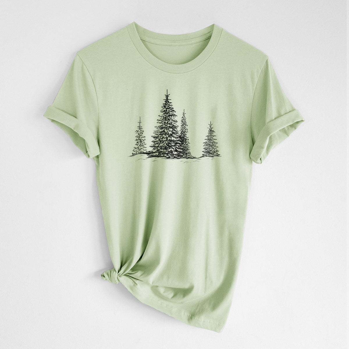 Frosted Evergreens - Lightweight 100% Cotton Unisex Crewneck