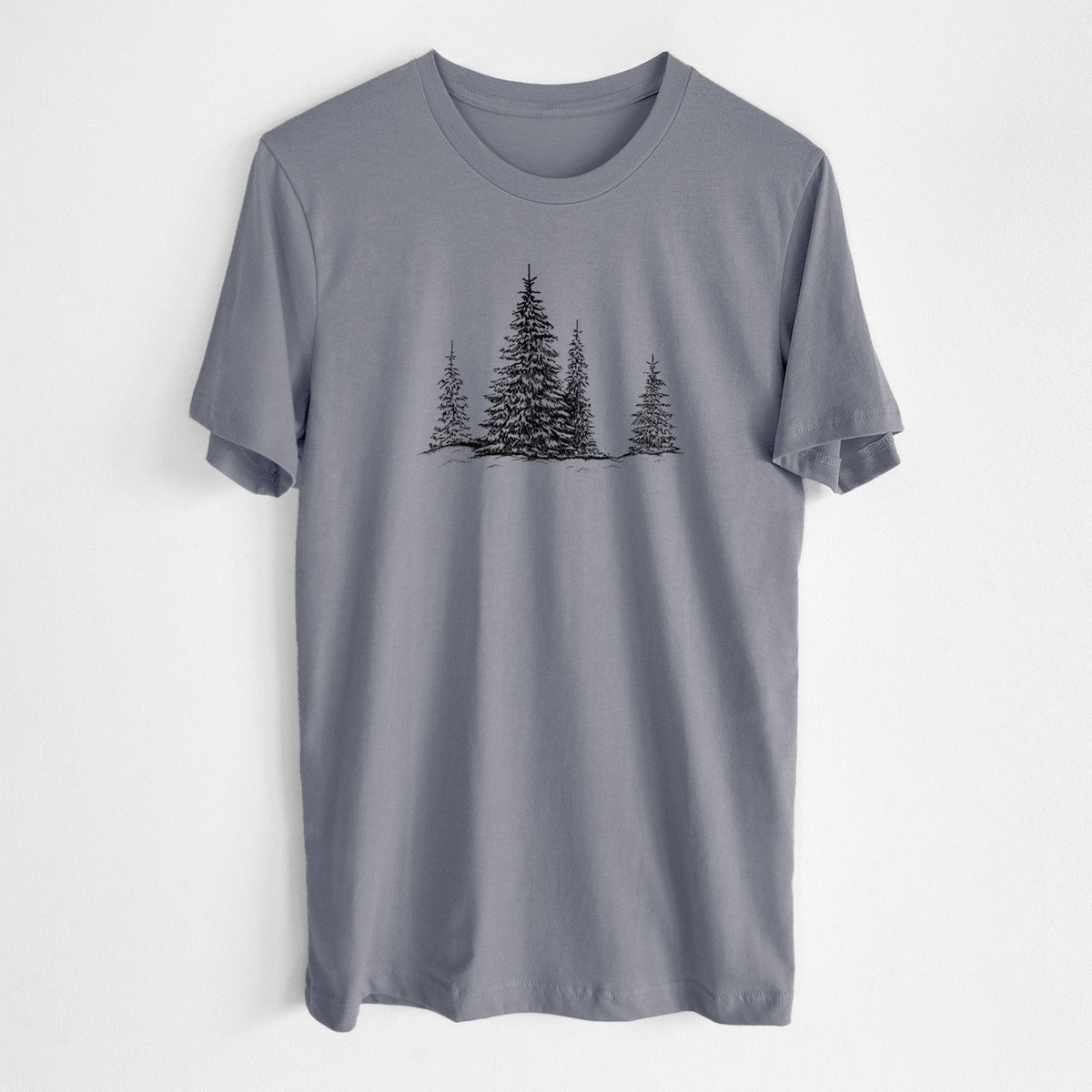 Frosted Evergreens - Lightweight 100% Cotton Unisex Crewneck