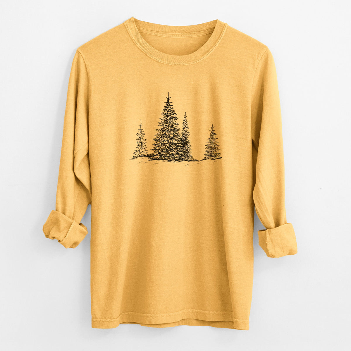 Frosted Evergreens - Unisex Comfort Colors 100% Cotton Long Sleeve