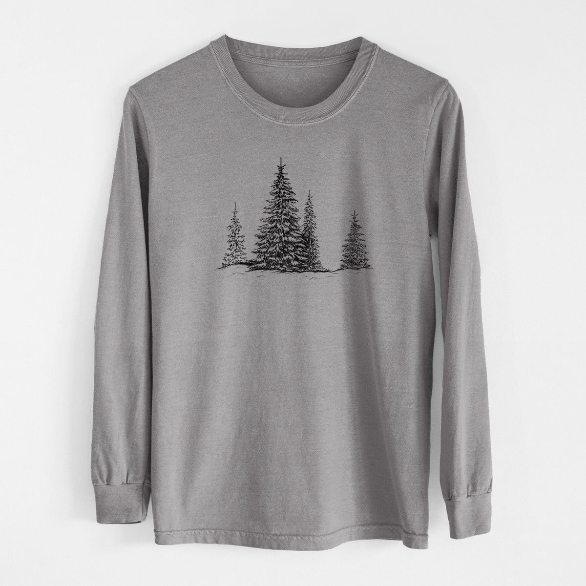 Frosted Evergreens - Unisex Comfort Colors 100% Cotton Long Sleeve