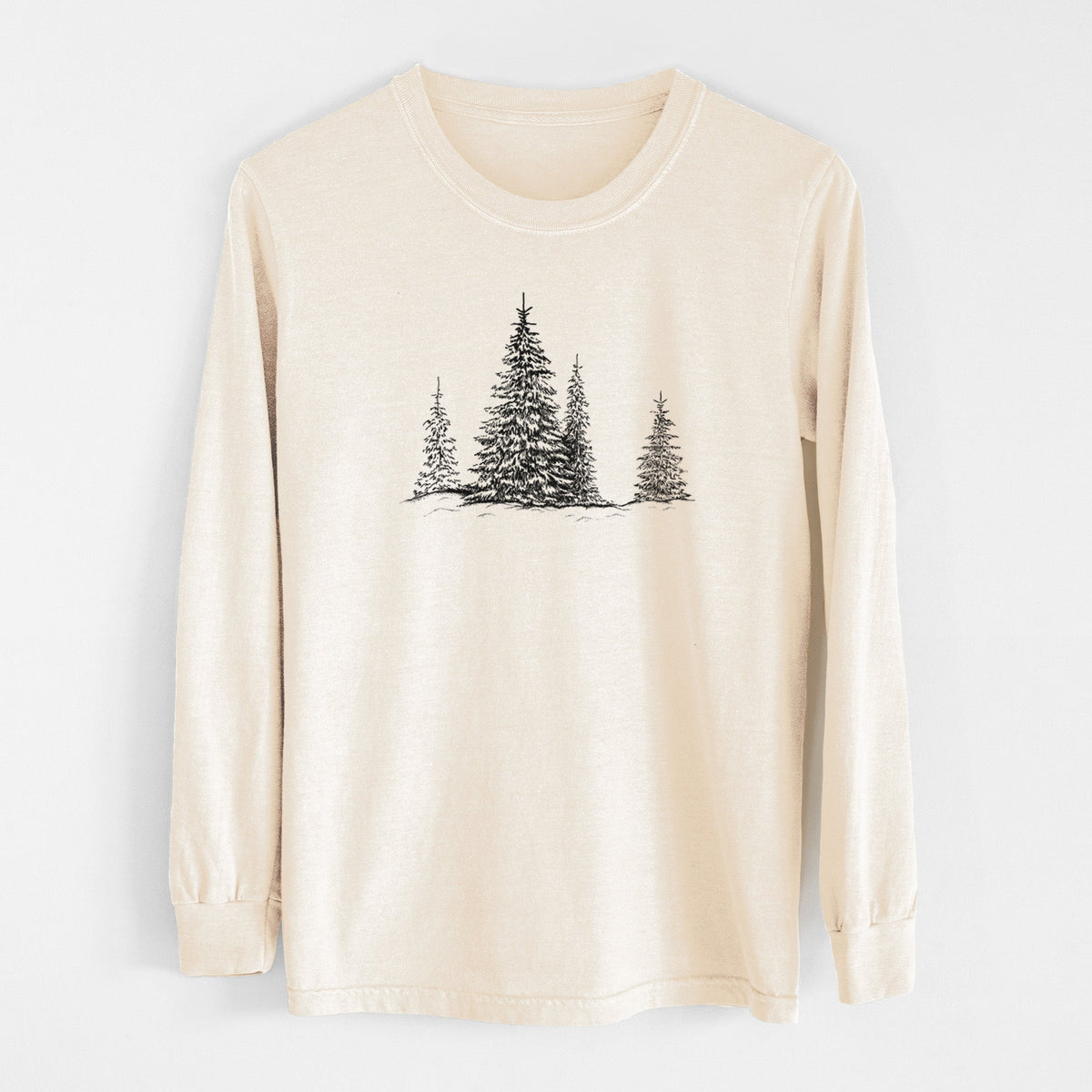 Frosted Evergreens - Unisex Comfort Colors 100% Cotton Long Sleeve