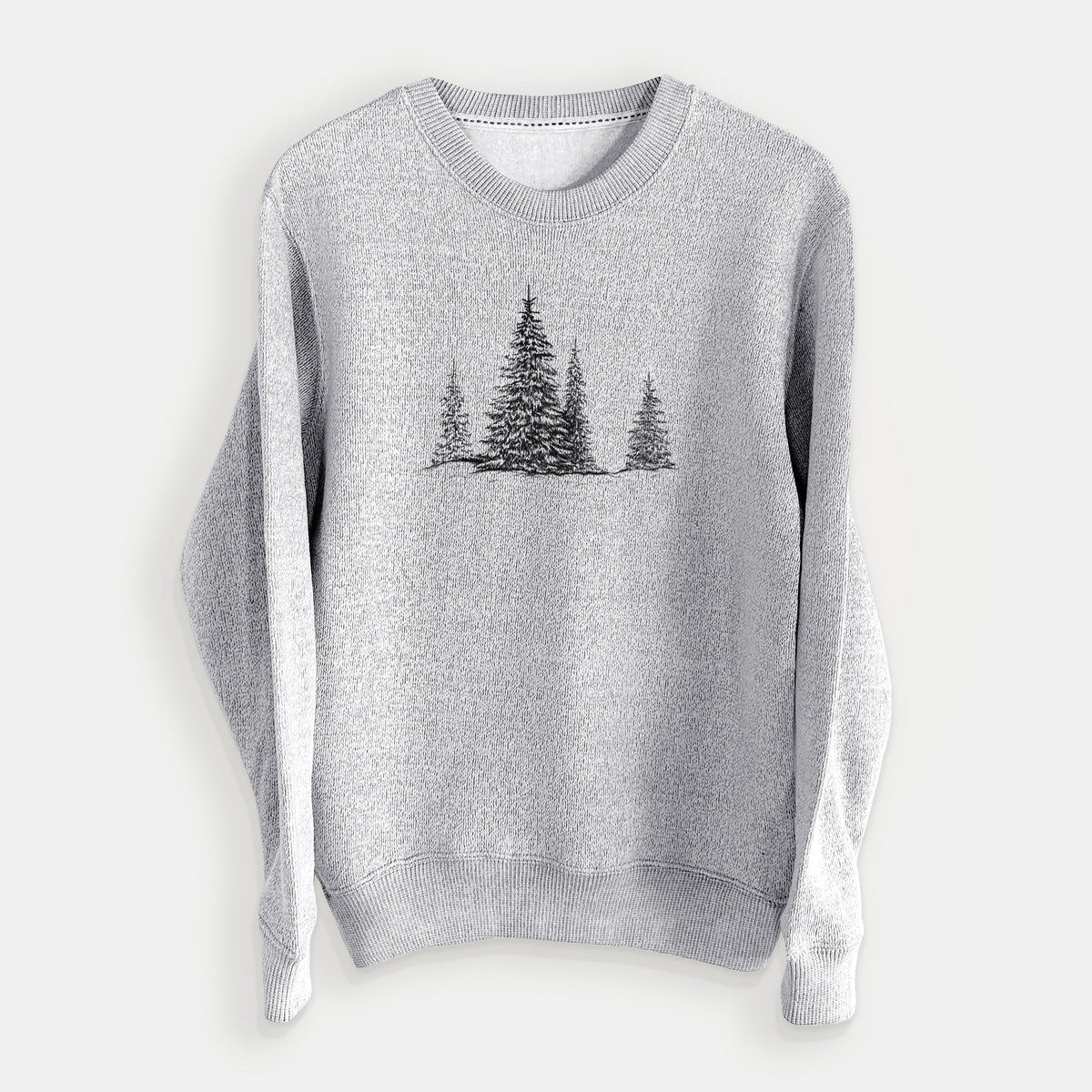 Frosted Evergreens - Knit Sweatshirt