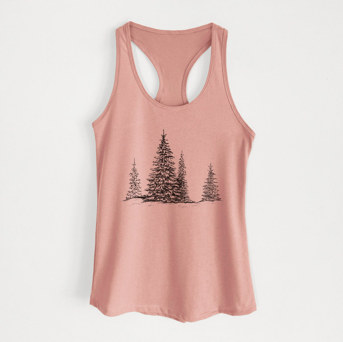 Frosted Evergreens - Women's Racerback Tanktop