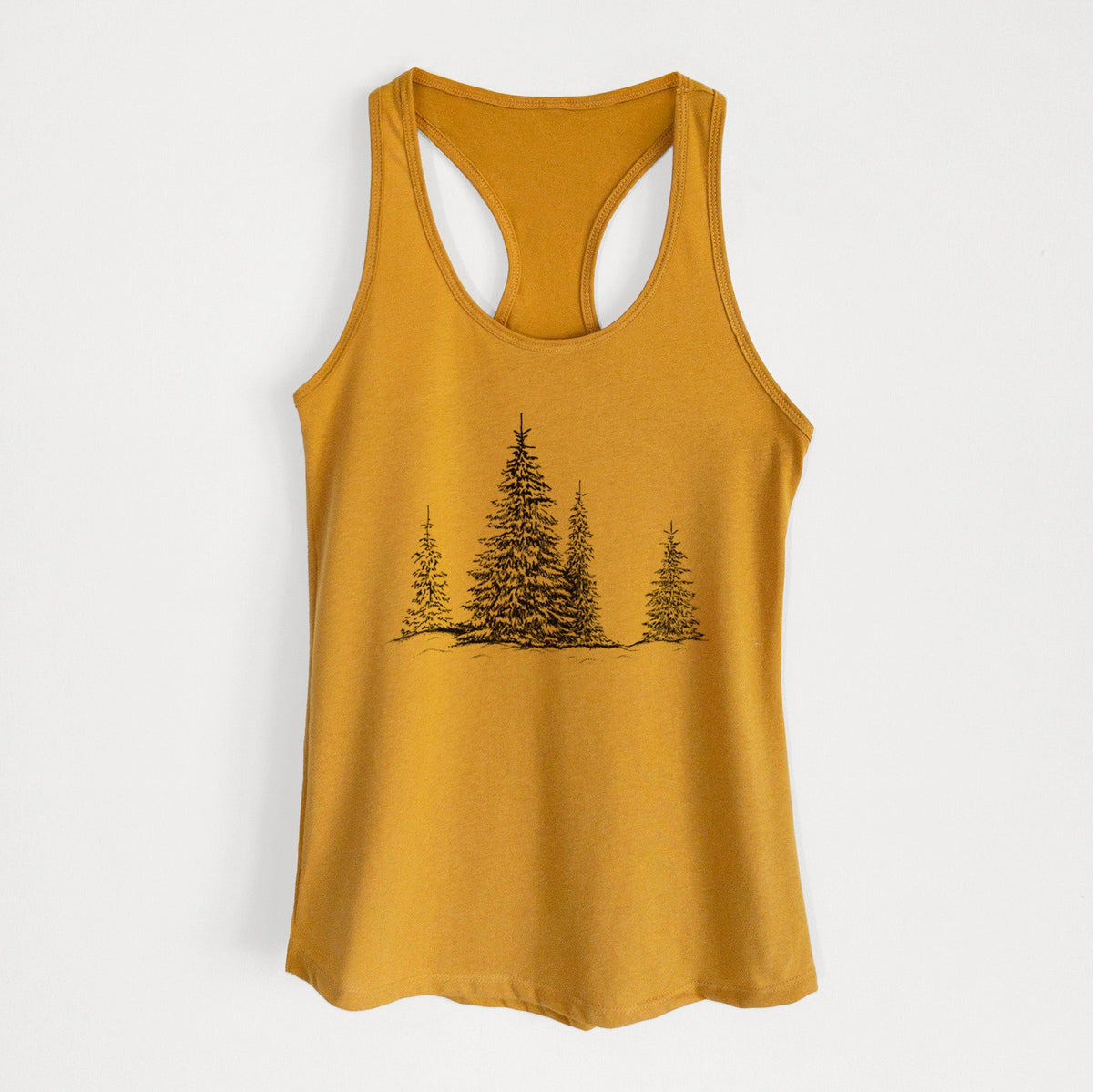 Frosted Evergreens - Women's Racerback Tanktop