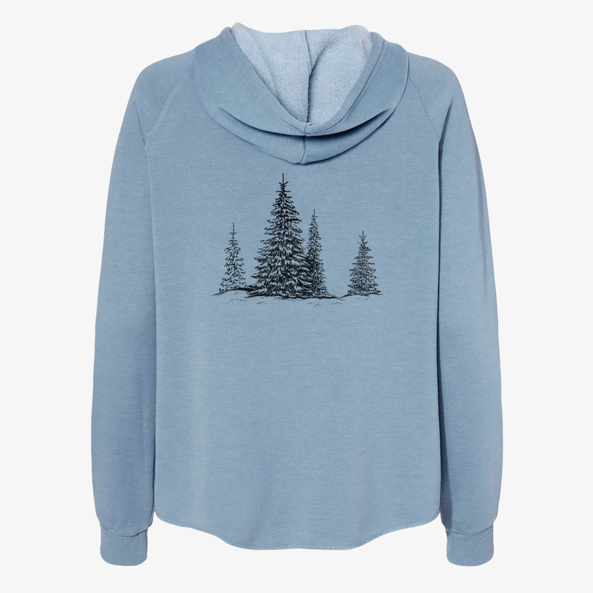 Frosted Evergreens - Women's Cali Wave Zip-Up Sweatshirt