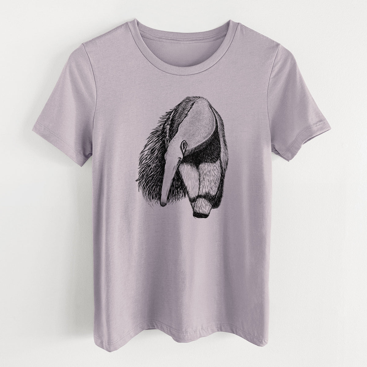Giant Anteater - Myrmecophaga tridactyla - Women's Lightweight Relaxed Fit 100% Cotton Crewneck