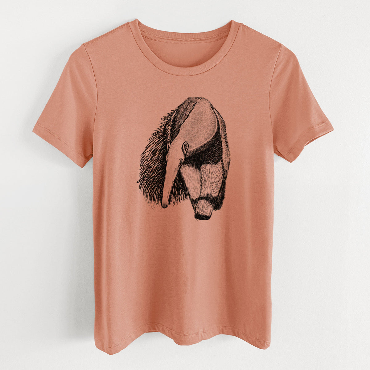 Giant Anteater - Myrmecophaga tridactyla - Women's Lightweight Relaxed Fit 100% Cotton Crewneck