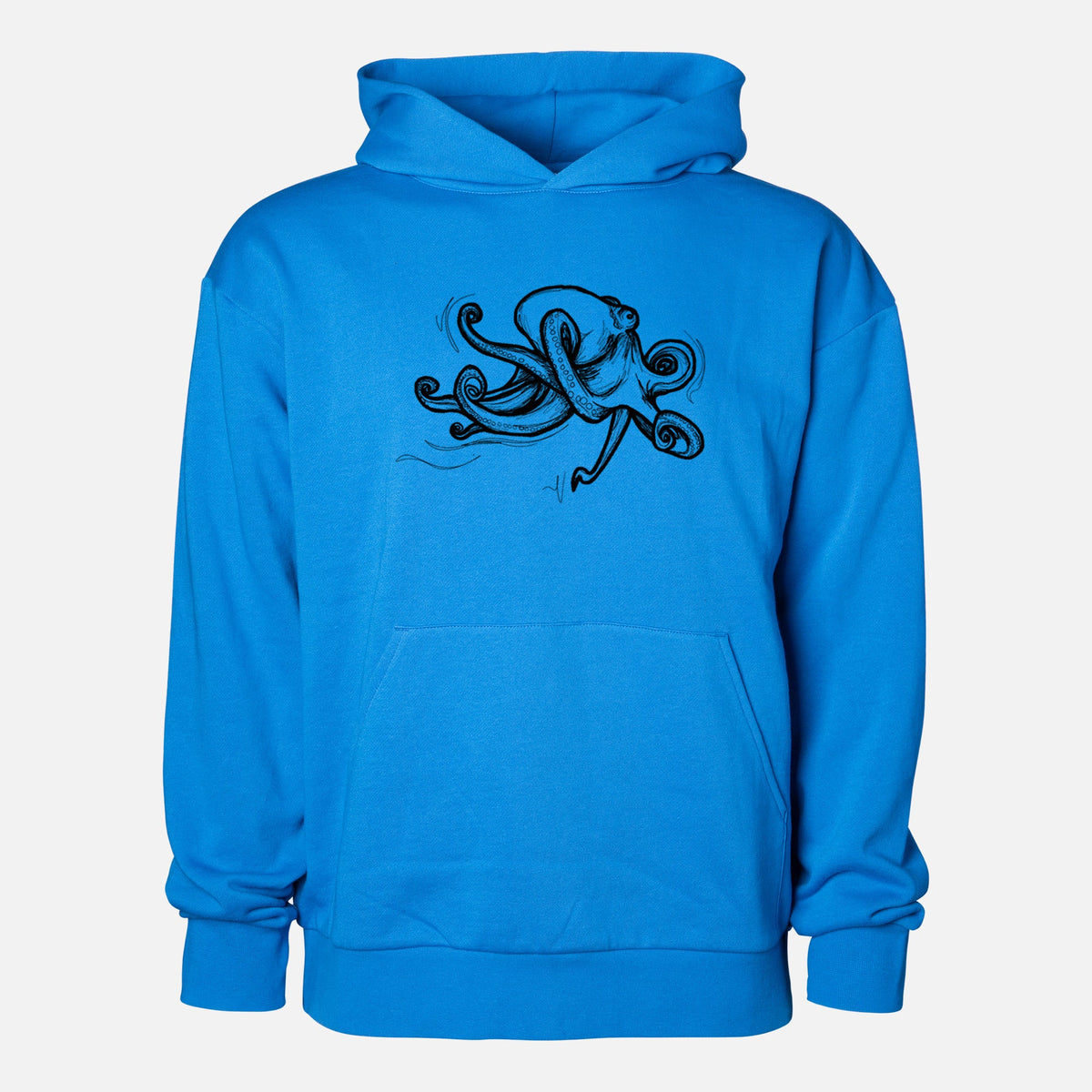 Giant Pacific Octopus  - Statement Midweight Hoodie