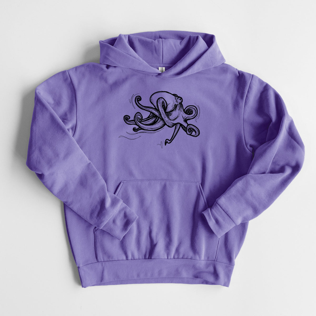 Giant Pacific Octopus  - Statement Midweight Hoodie