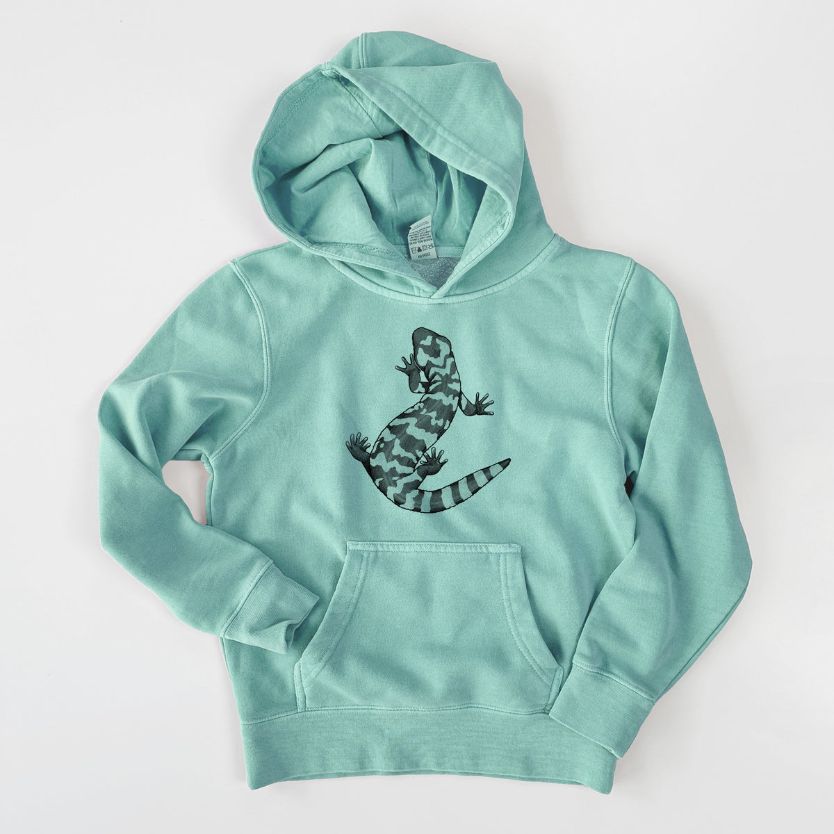 Gila Monster - Heloderma suspectum - Youth Pigment Dyed Hoodie