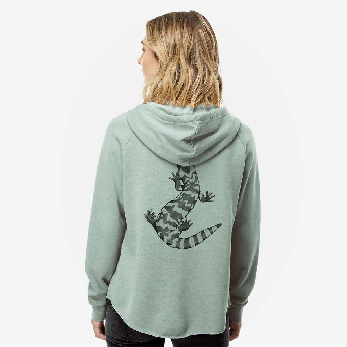 Gila Monster - Heloderma suspectum - Women's Cali Wave Zip-Up Sweatshirt