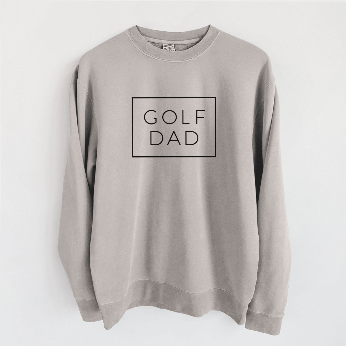 Golf Dad Boxed - Unisex Pigment Dyed Crew Sweatshirt
