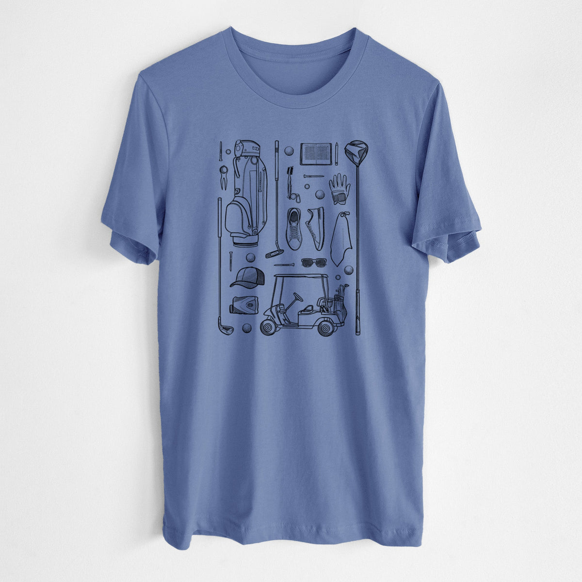 Golf Essentials - Lightweight 100% Cotton Unisex Crewneck