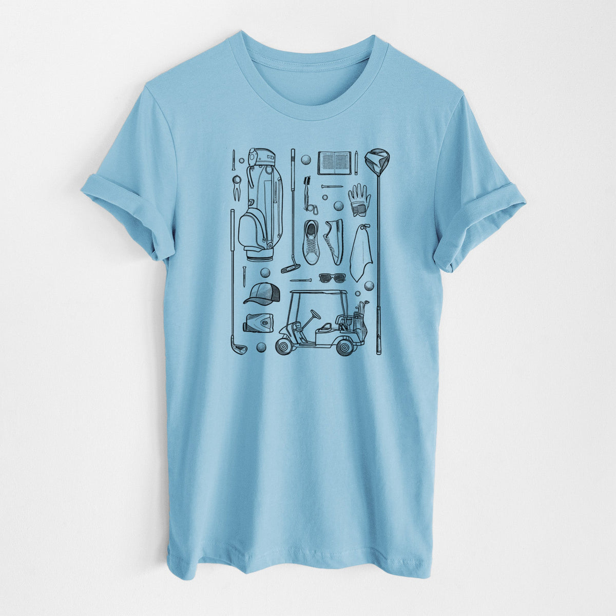 Golf Essentials - Lightweight 100% Cotton Unisex Crewneck