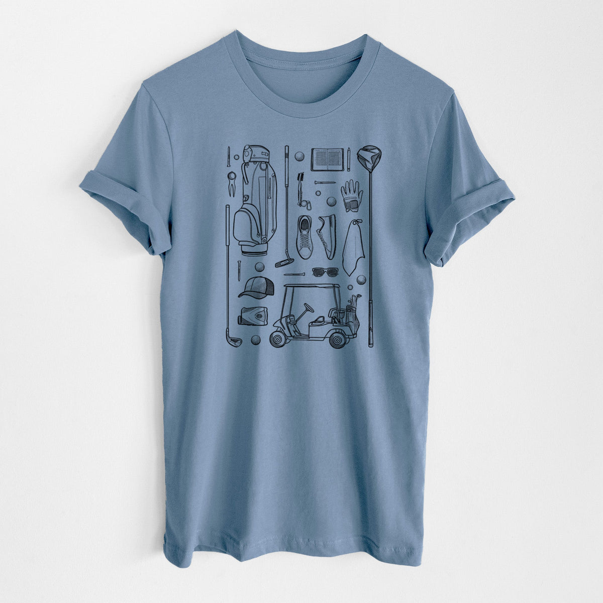 Golf Essentials - Lightweight 100% Cotton Unisex Crewneck
