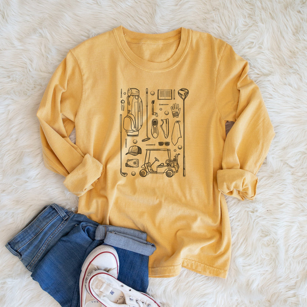 Golf Essentials - Unisex Comfort Colors 100% Cotton Long Sleeve