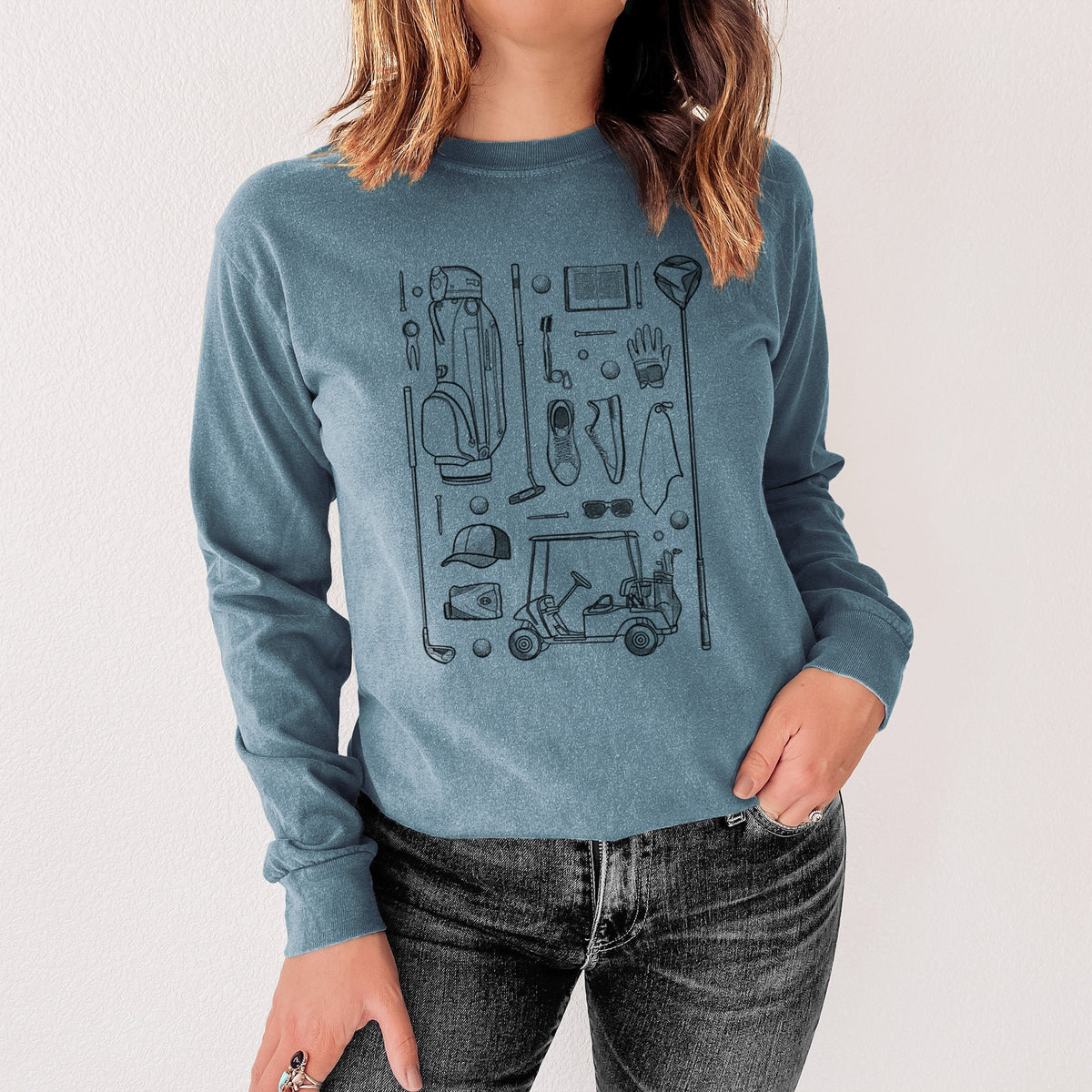 Golf Essentials - Unisex Comfort Colors 100% Cotton Long Sleeve