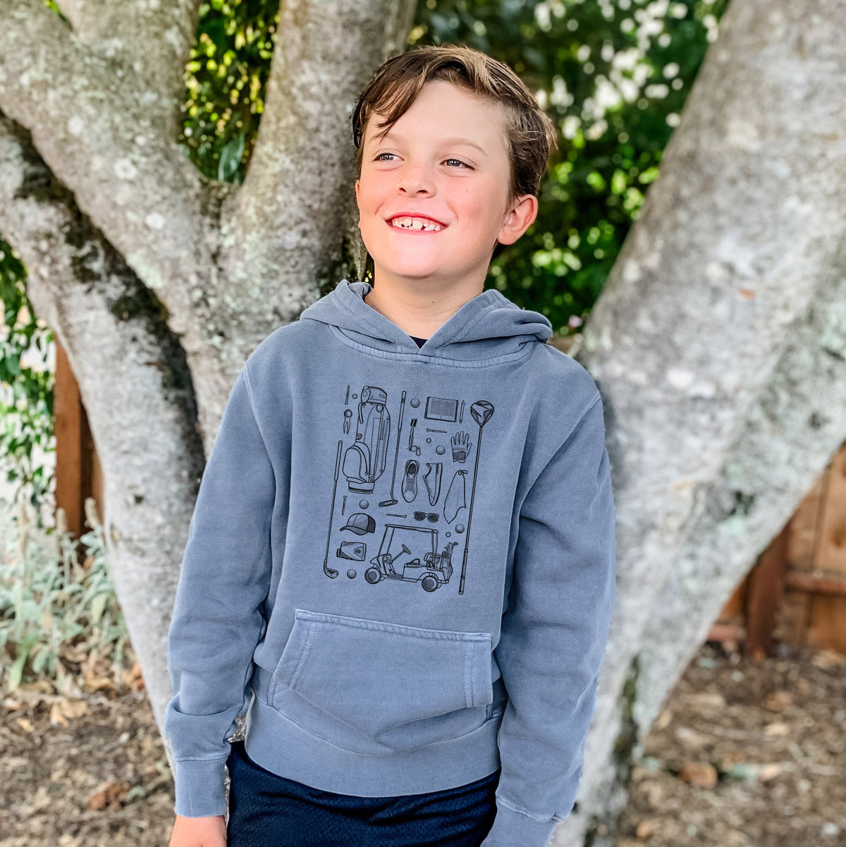 Golf Essentials - Youth Pigment Dyed Hoodie
