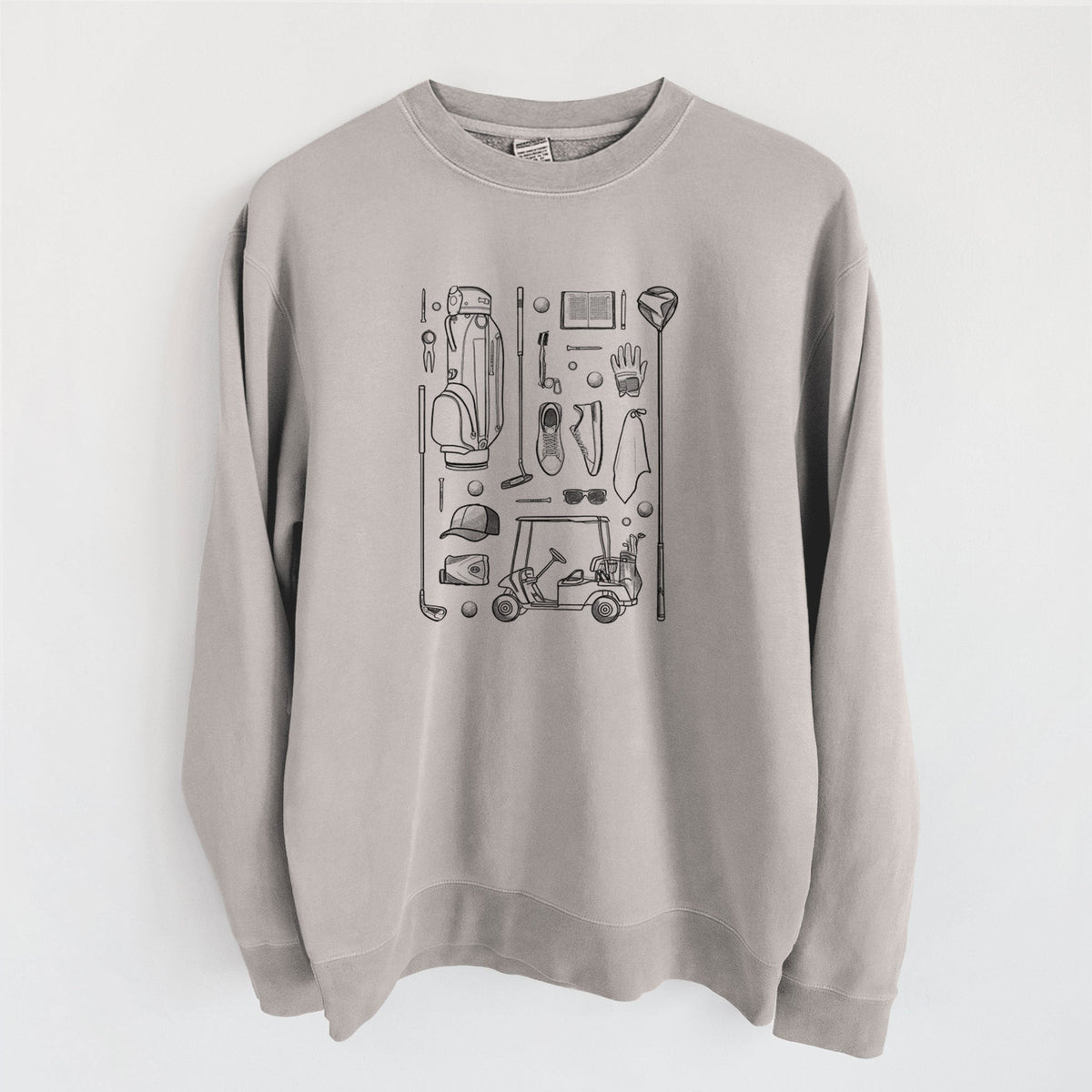 Golf Essentials - Unisex Pigment Dyed Crew Sweatshirt