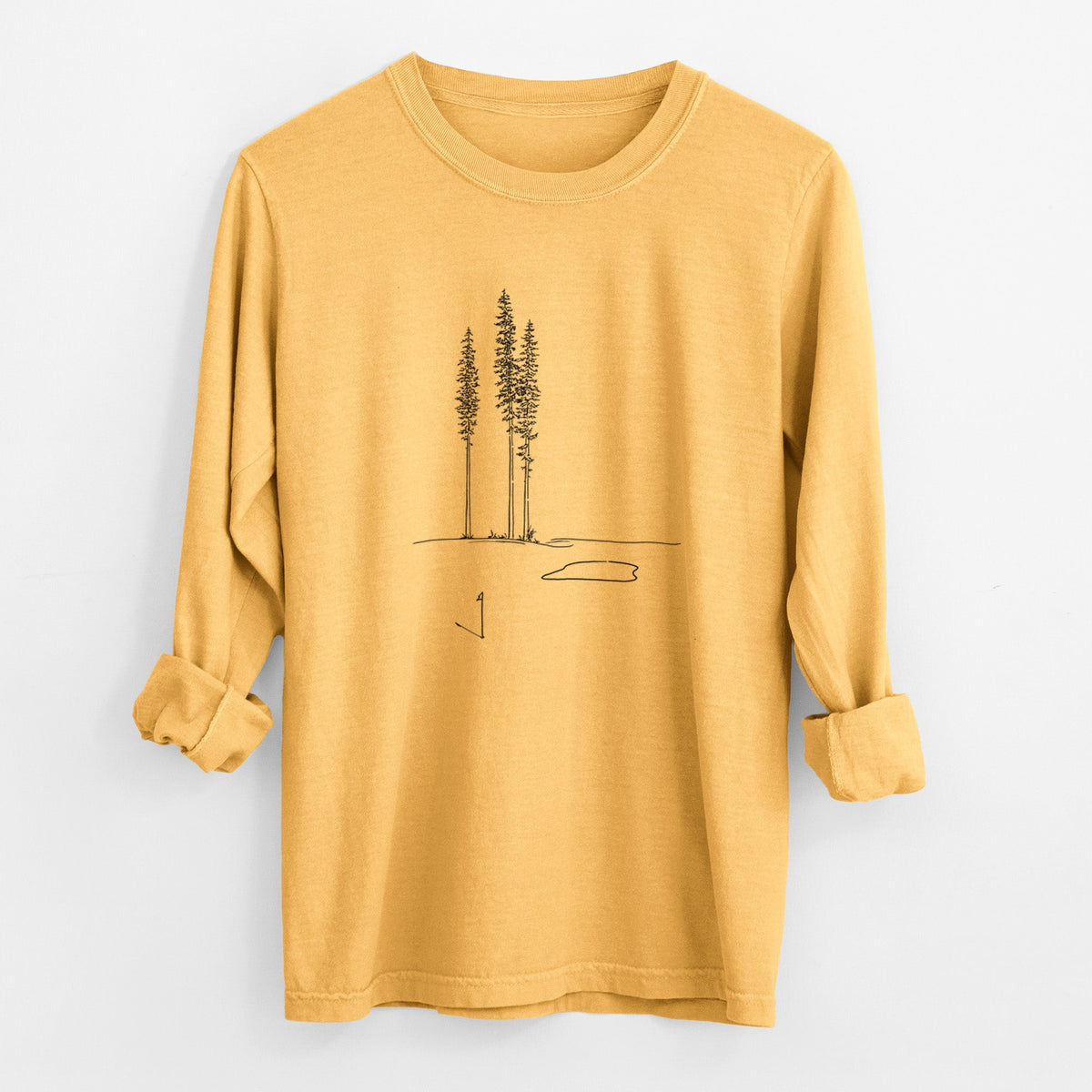 Playing Through the Pines - Unisex Comfort Colors 100% Cotton Long Sleeve