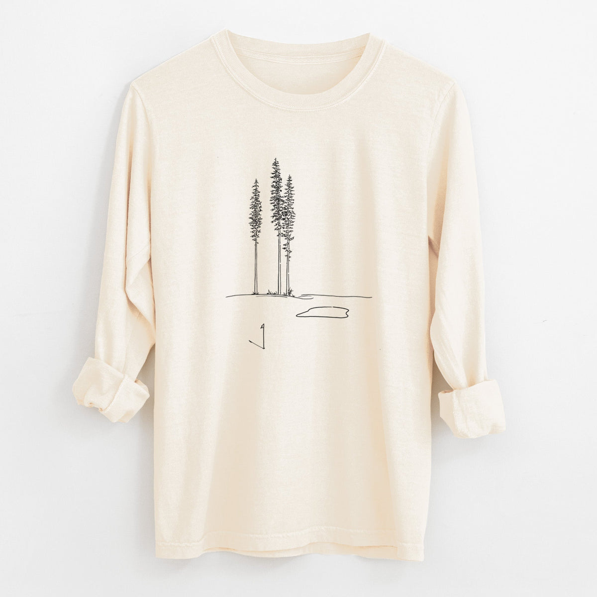 Playing Through the Pines - Unisex Comfort Colors 100% Cotton Long Sleeve