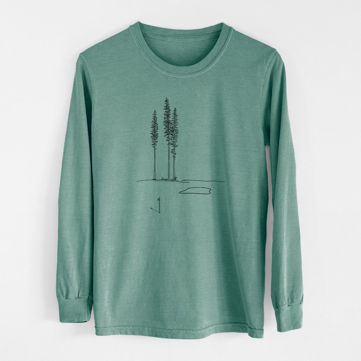 Playing Through the Pines - Unisex Comfort Colors 100% Cotton Long Sleeve