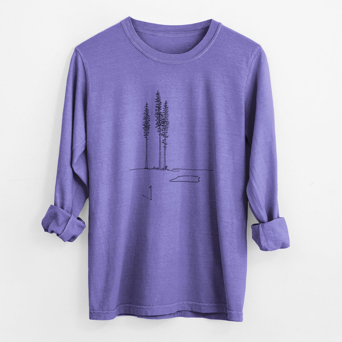 Playing Through the Pines - Unisex Comfort Colors 100% Cotton Long Sleeve