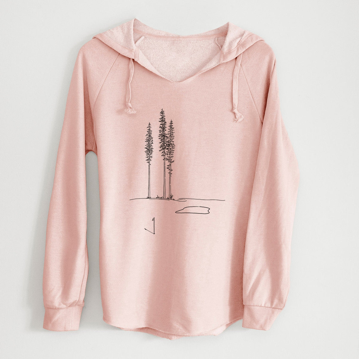 Playing Through the Pines - Cali Wave Hooded Sweatshirt