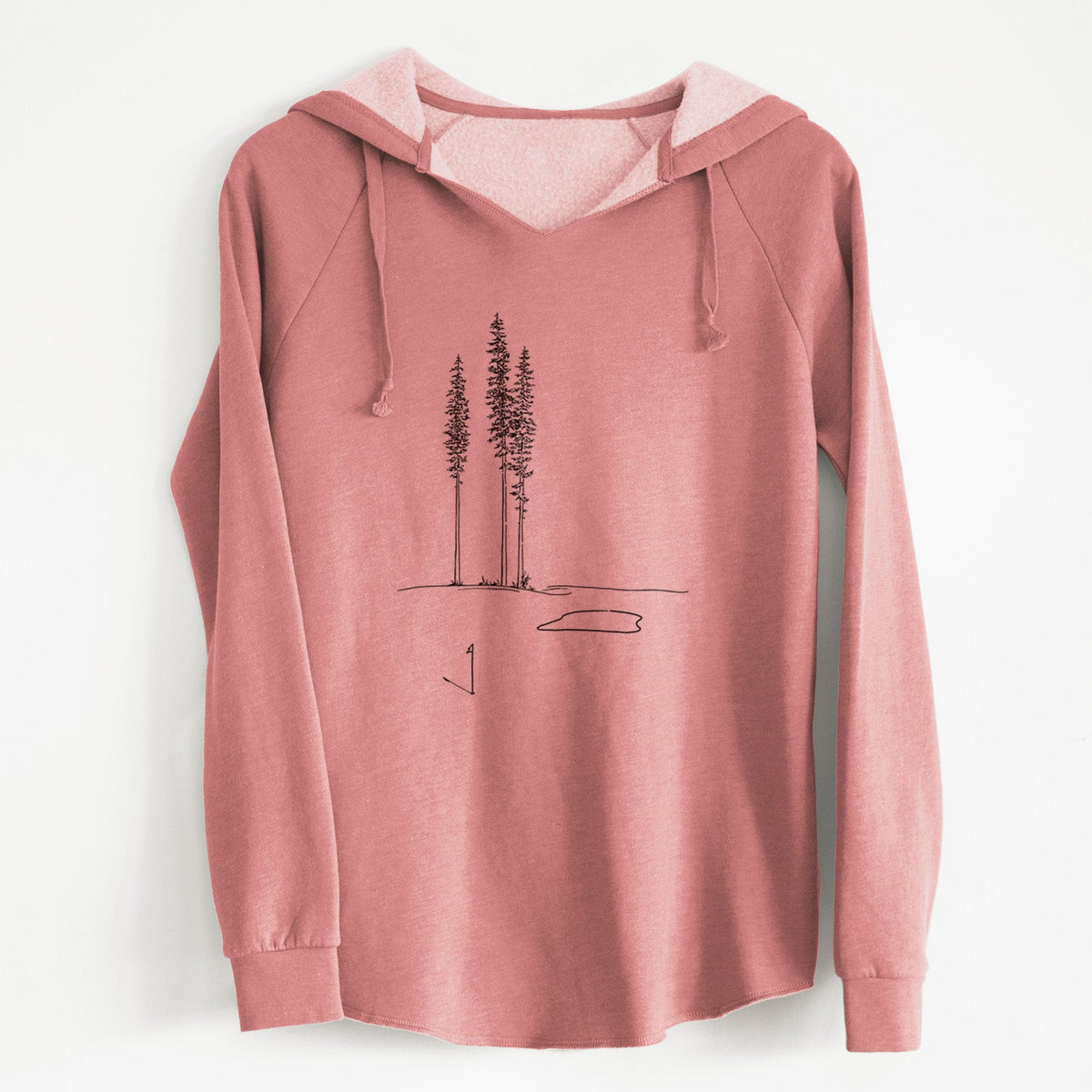 Playing Through the Pines - Cali Wave Hooded Sweatshirt