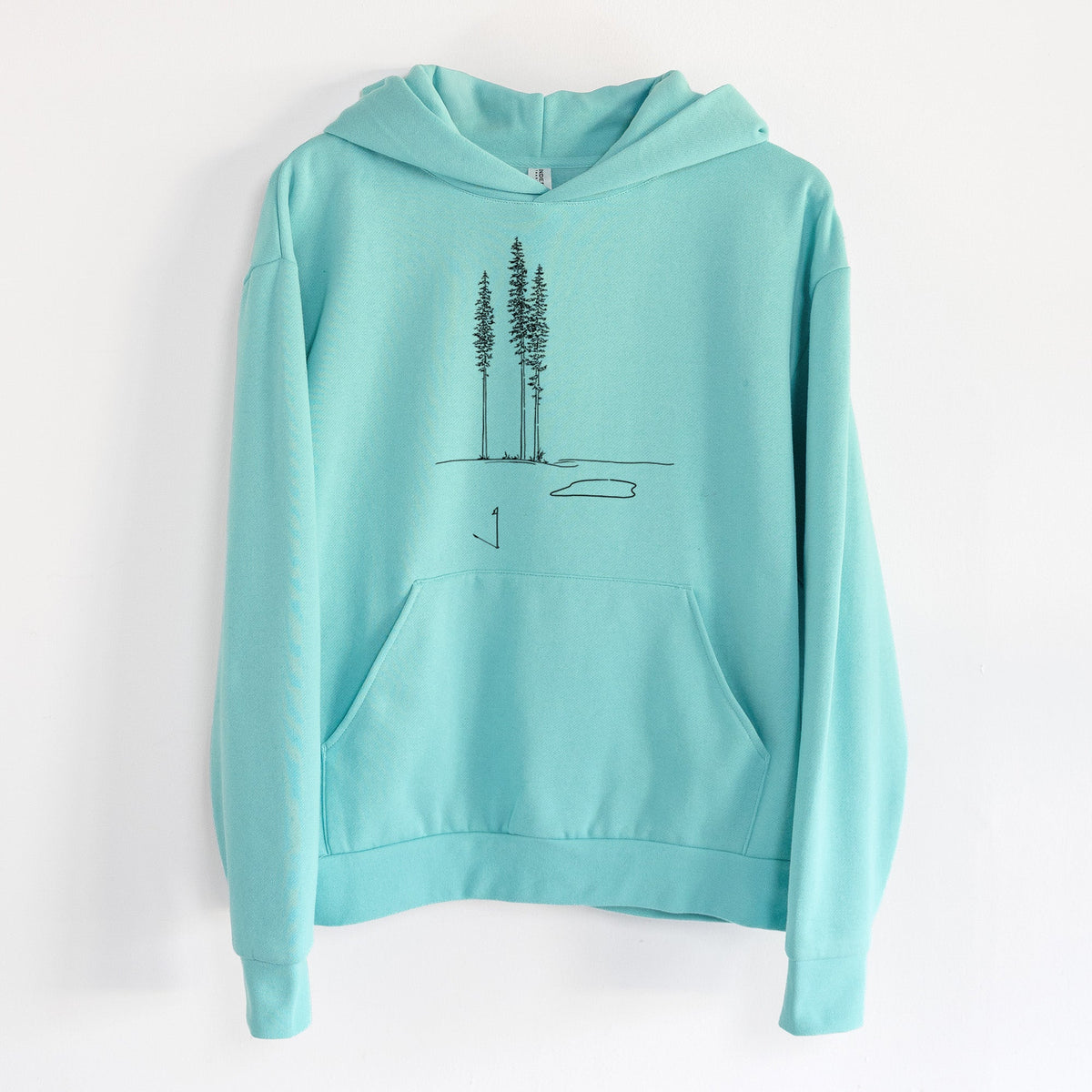 Playing Through the Pines  - Statement Midweight Hoodie