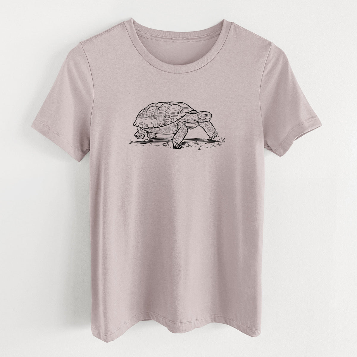 Gopher Tortoise - Gopherus polyphemus - Women's Lightweight Relaxed Fit 100% Cotton Crewneck