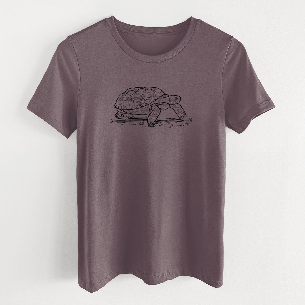Gopher Tortoise - Gopherus polyphemus - Women's Lightweight Relaxed Fit 100% Cotton Crewneck