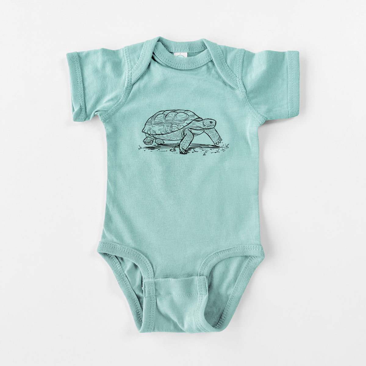 Gopher Tortoise - Gopherus polyphemus - Baby Fine Jersey Bodysuit