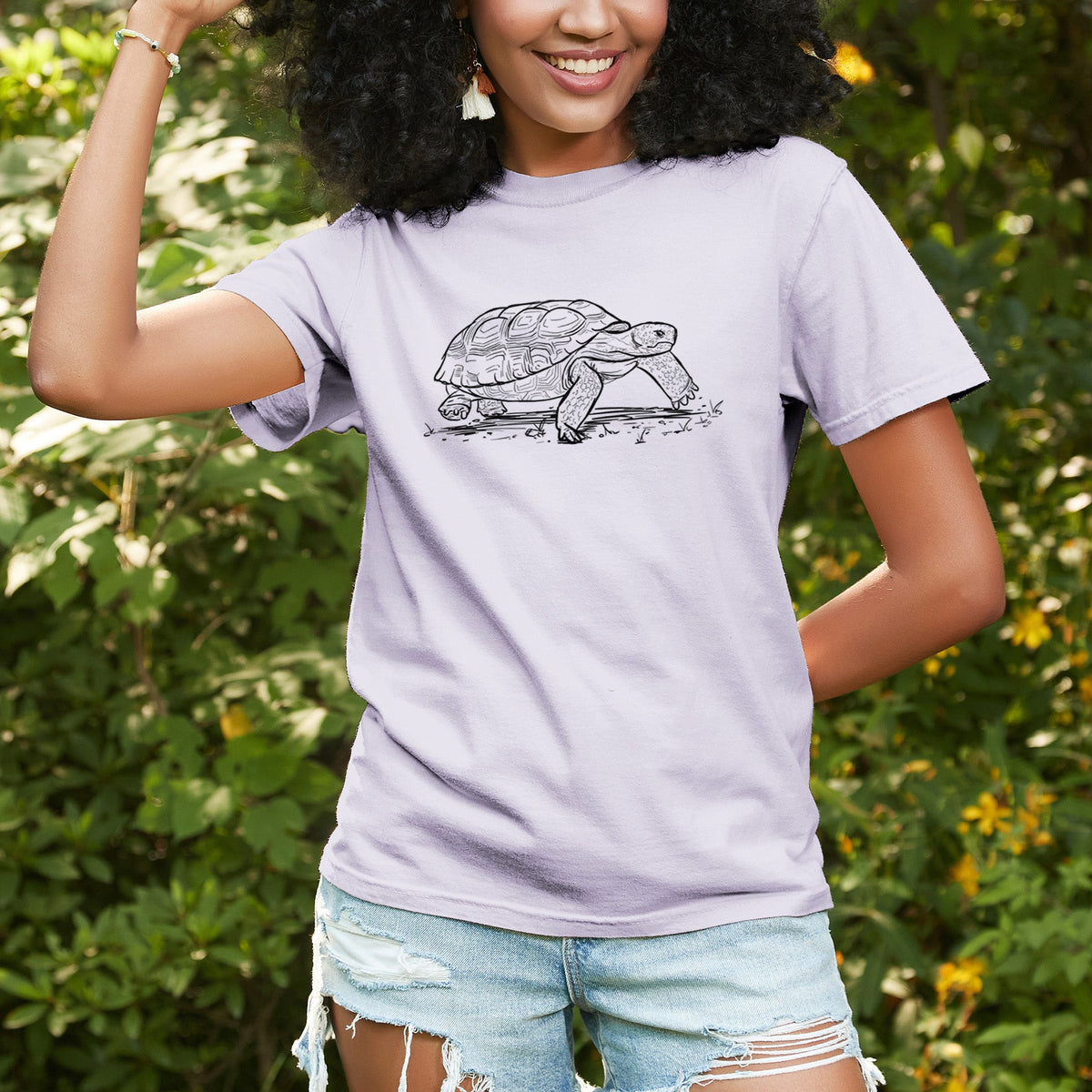 Gopher Tortoise - Gopherus polyphemus - Unisex Comfort Colors Garment-Dyed Heavyweight T-shirt
