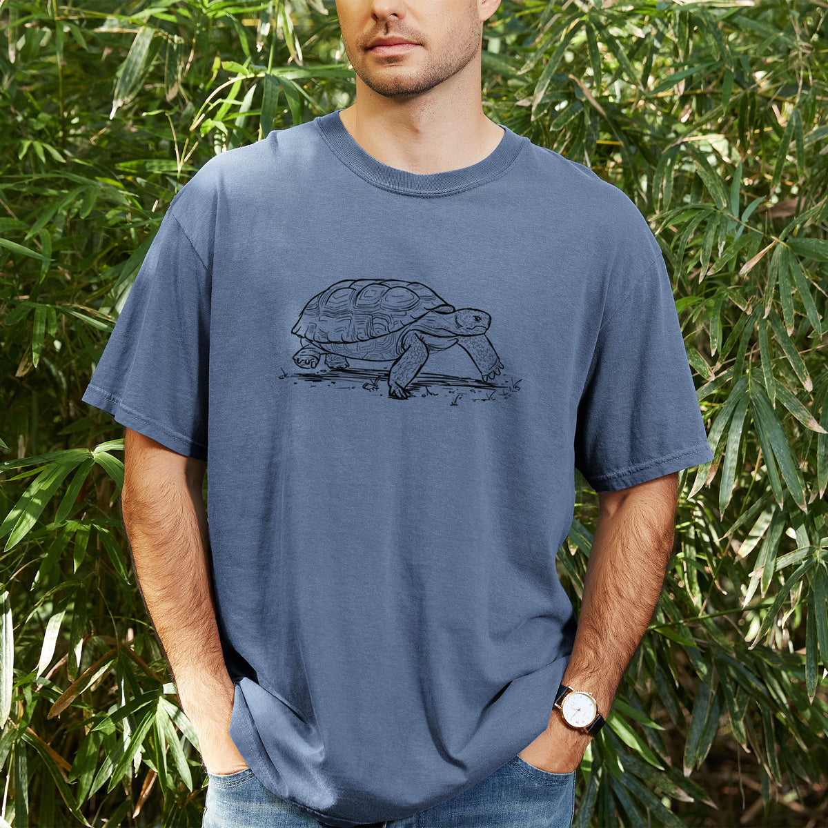 Gopher Tortoise - Gopherus polyphemus - Unisex Comfort Colors Garment-Dyed Heavyweight T-shirt