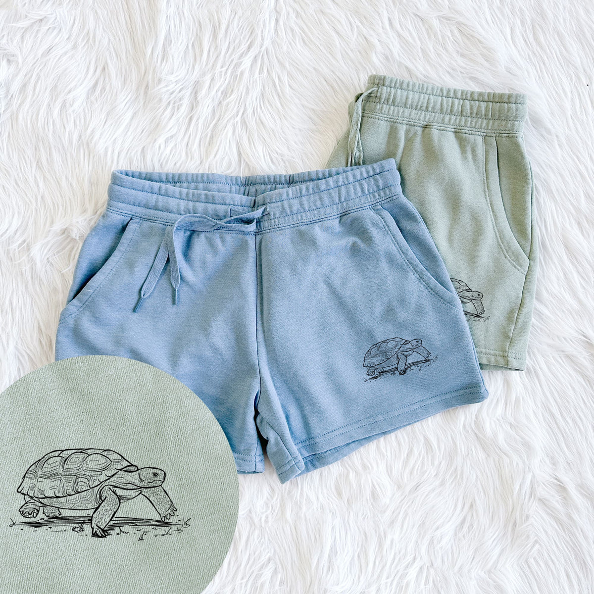 Gopher Tortoise - Gopherus polyphemus - Women's Cali Wave Shorts