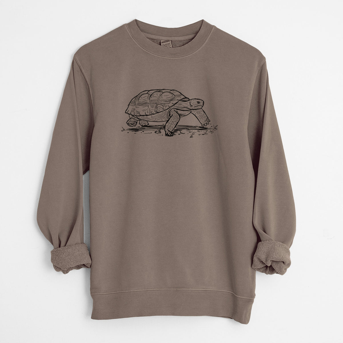 Gopher Tortoise - Gopherus polyphemus - Unisex Pigment Dyed Crew Sweatshirt
