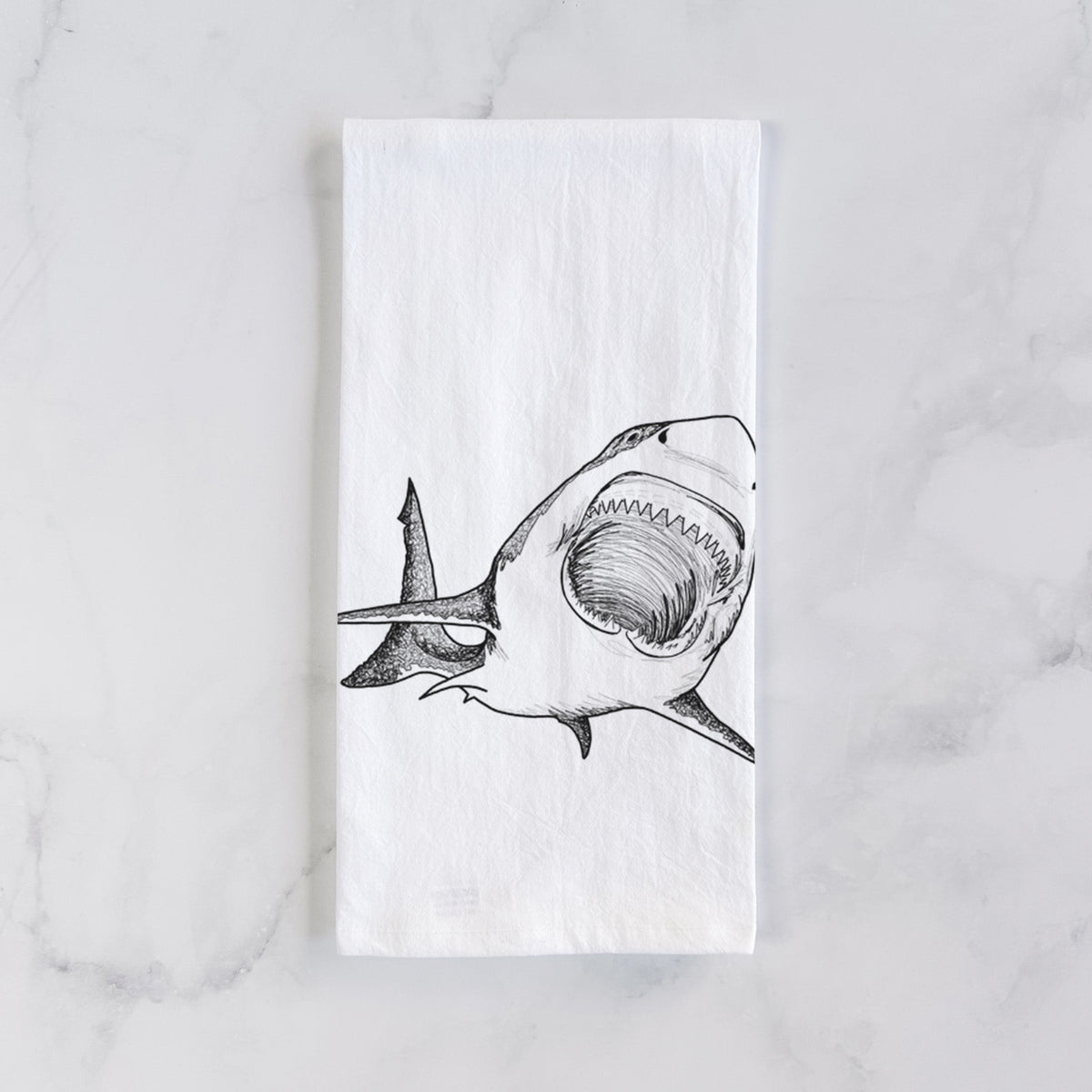 Great White Shark Tea Towel